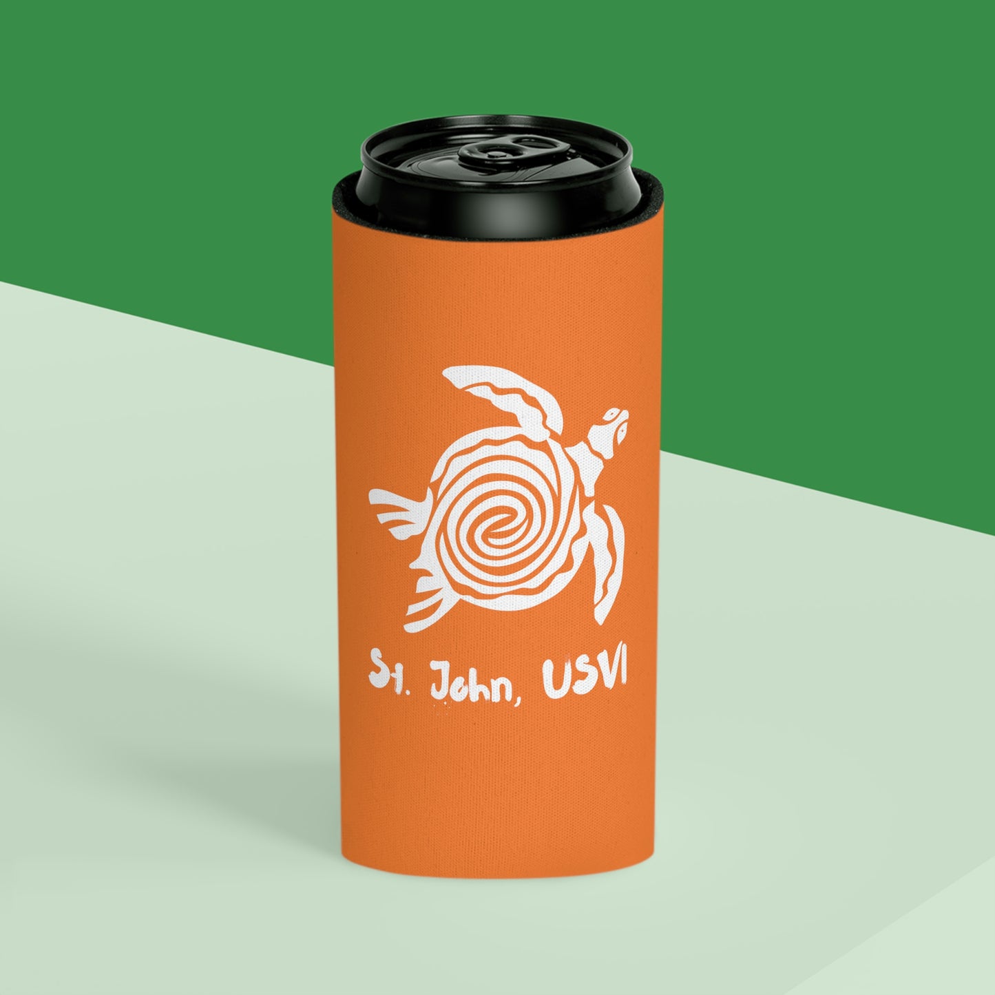 Swirl Turtle Can Cooler