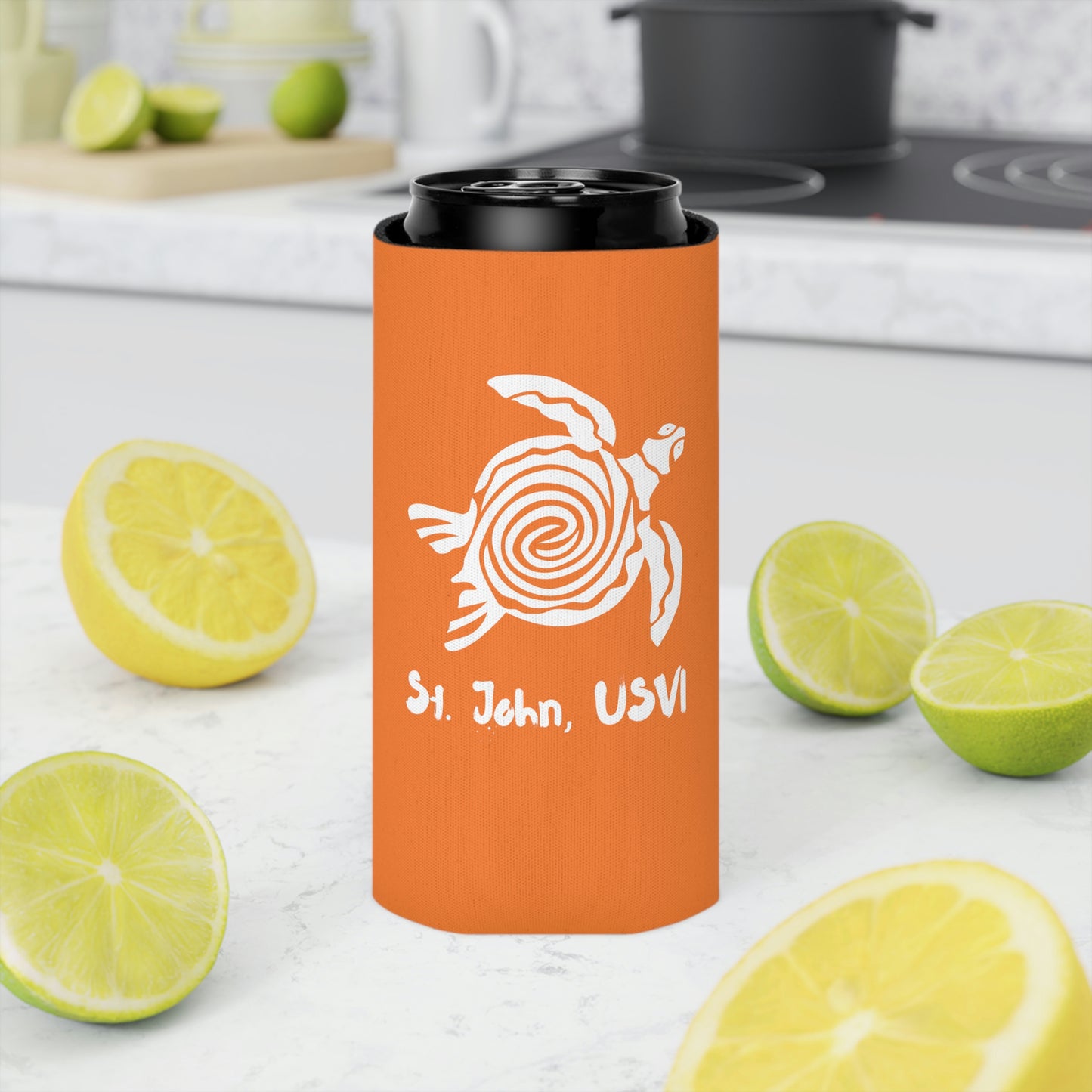 Swirl Turtle Can Cooler