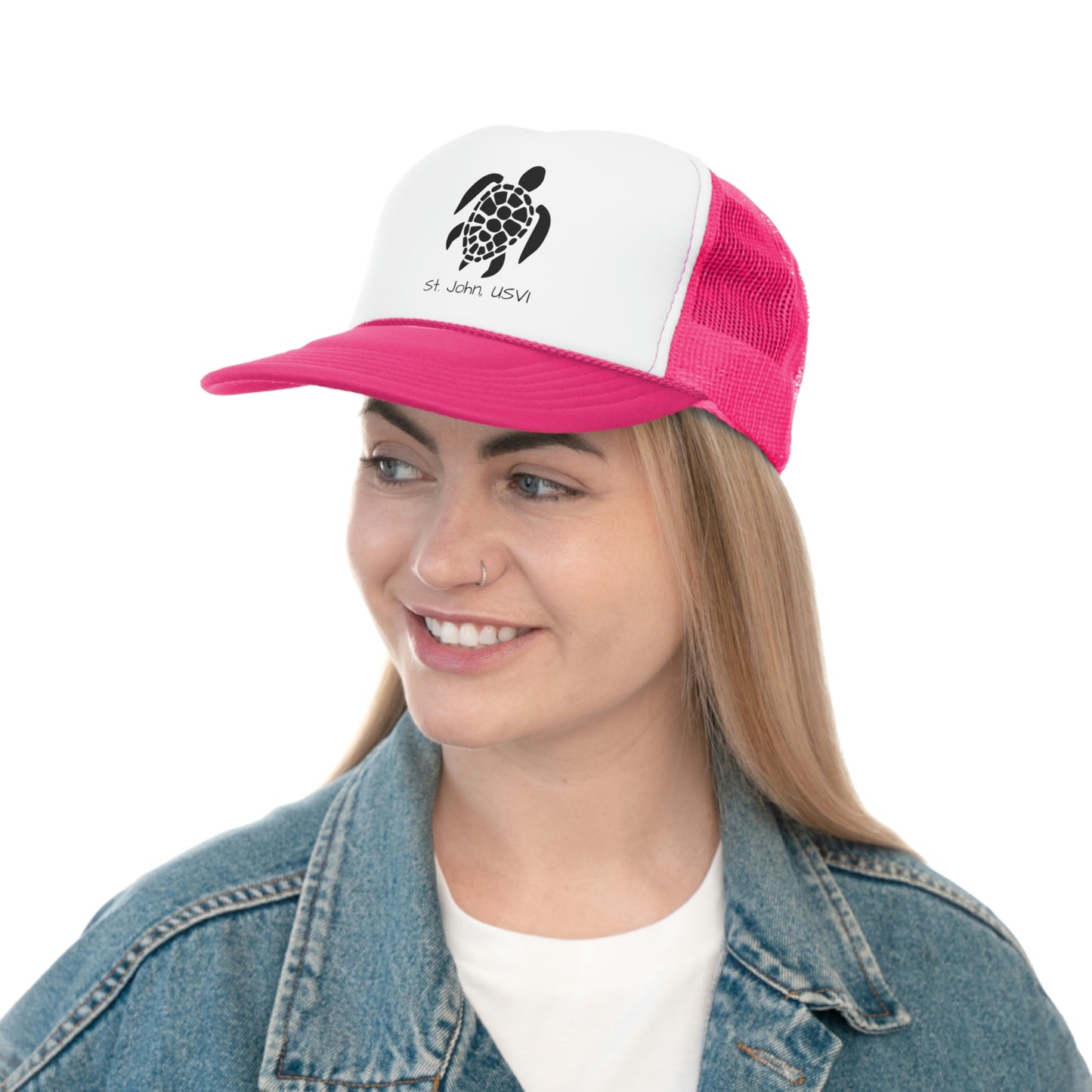 Pattern Turtle Trucker Cap