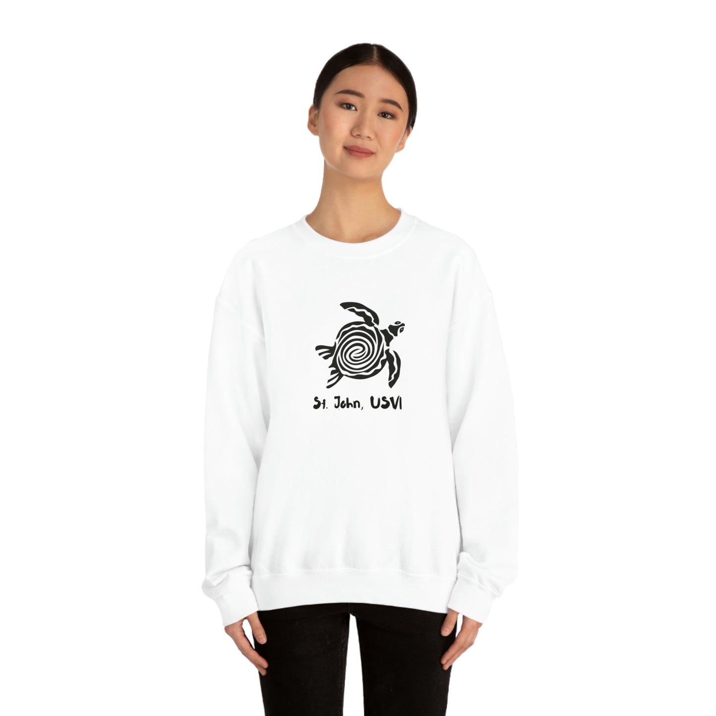 Swirl Turtle Crewneck Sweatshirt