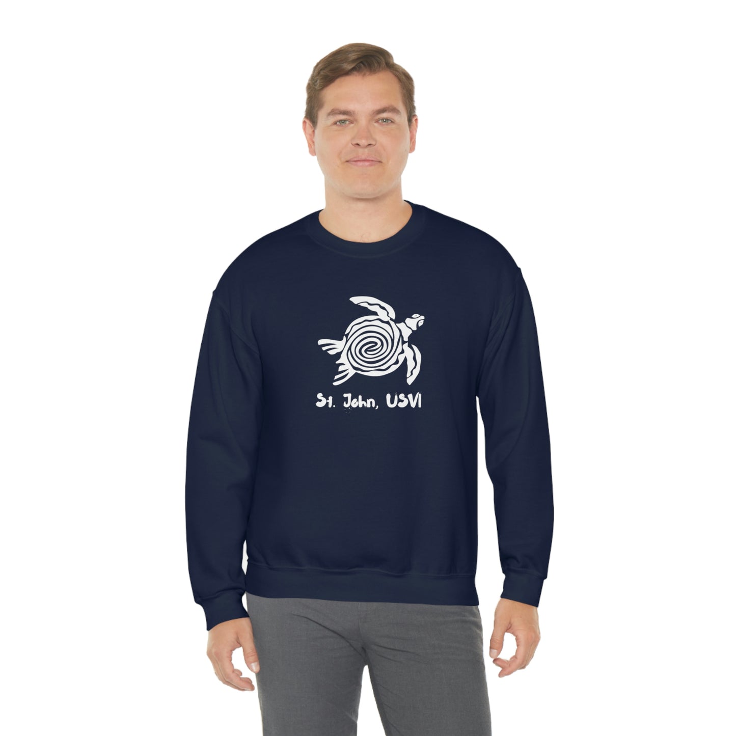 Swirl Turtle Crewneck Sweatshirt