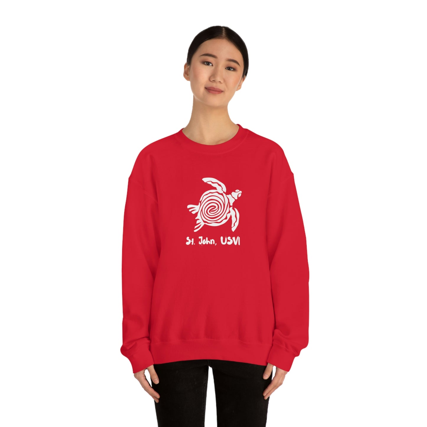 Swirl Turtle Crewneck Sweatshirt