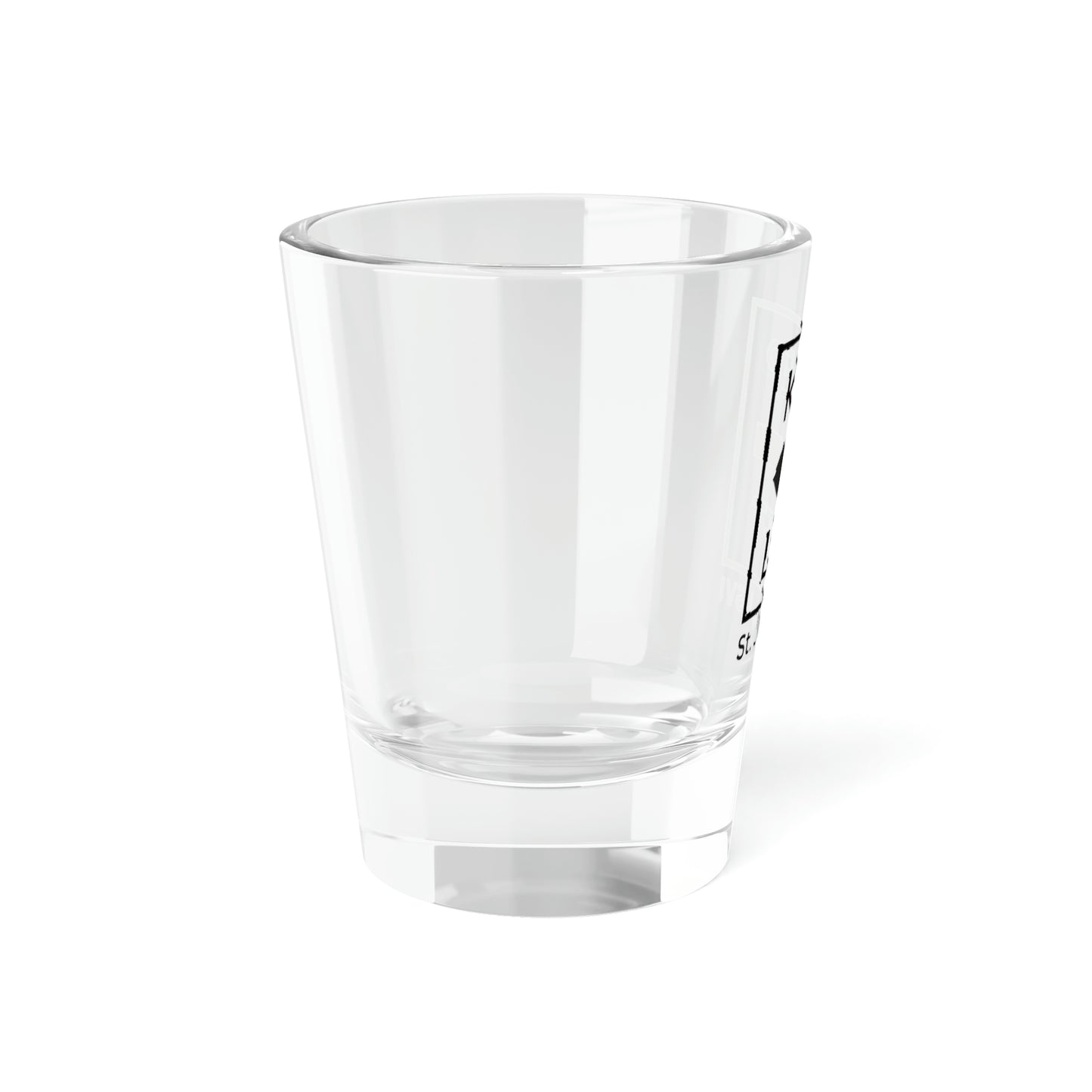 Left Turn Shot Glass