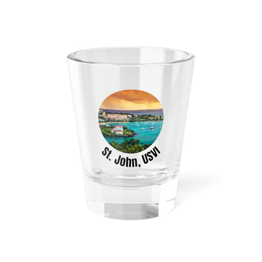 Cruz Bay Shot Glass