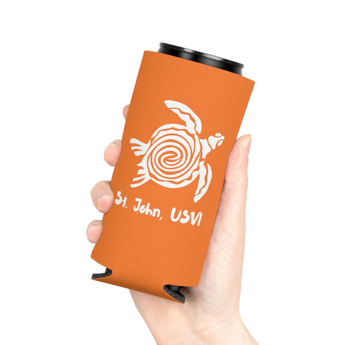 Swirl Turtle Can Cooler