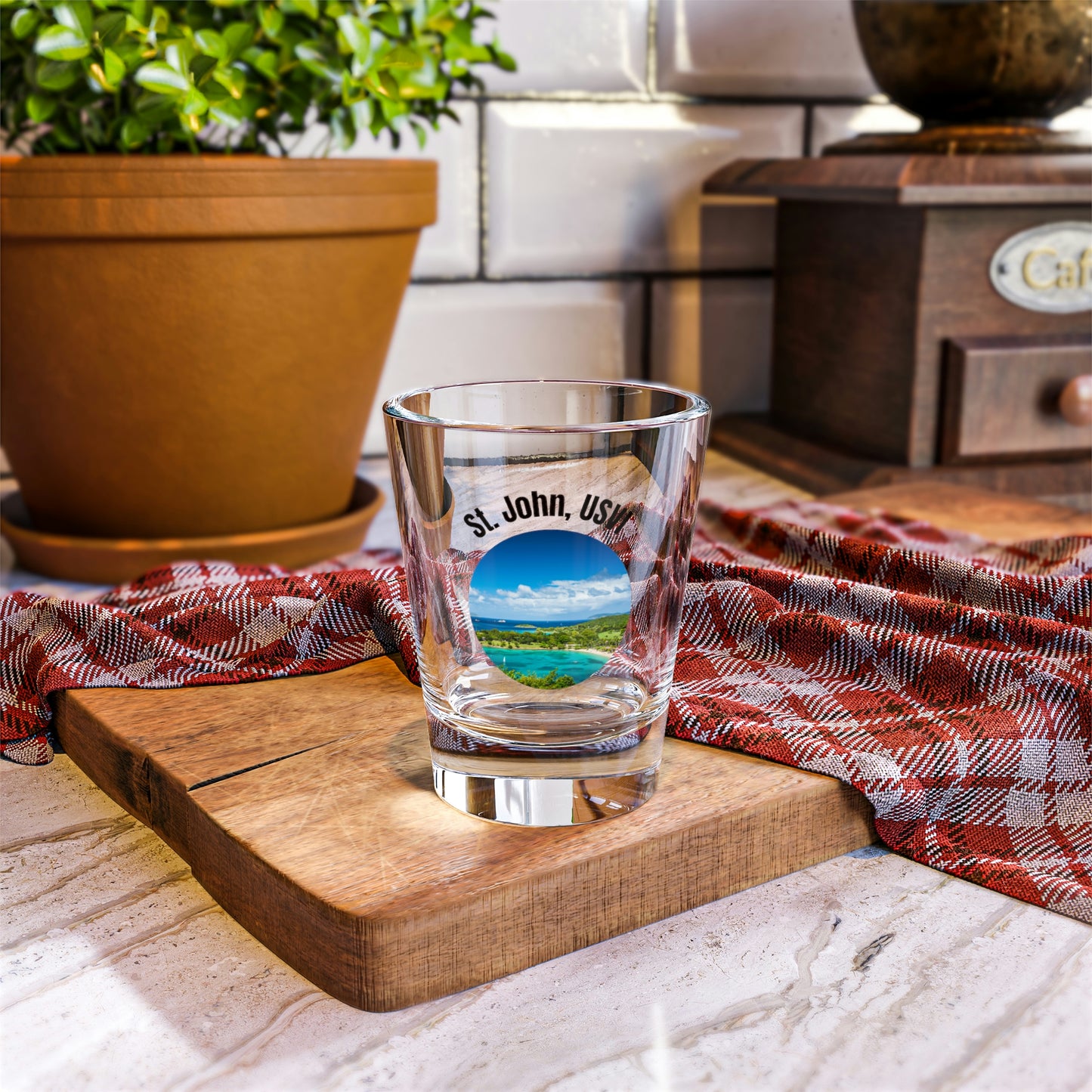 St. John Shot Glass