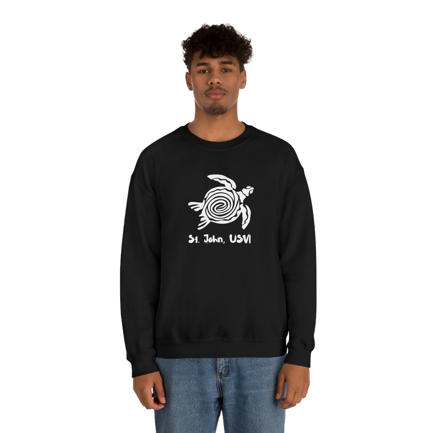 Swirl Turtle Crewneck Sweatshirt
