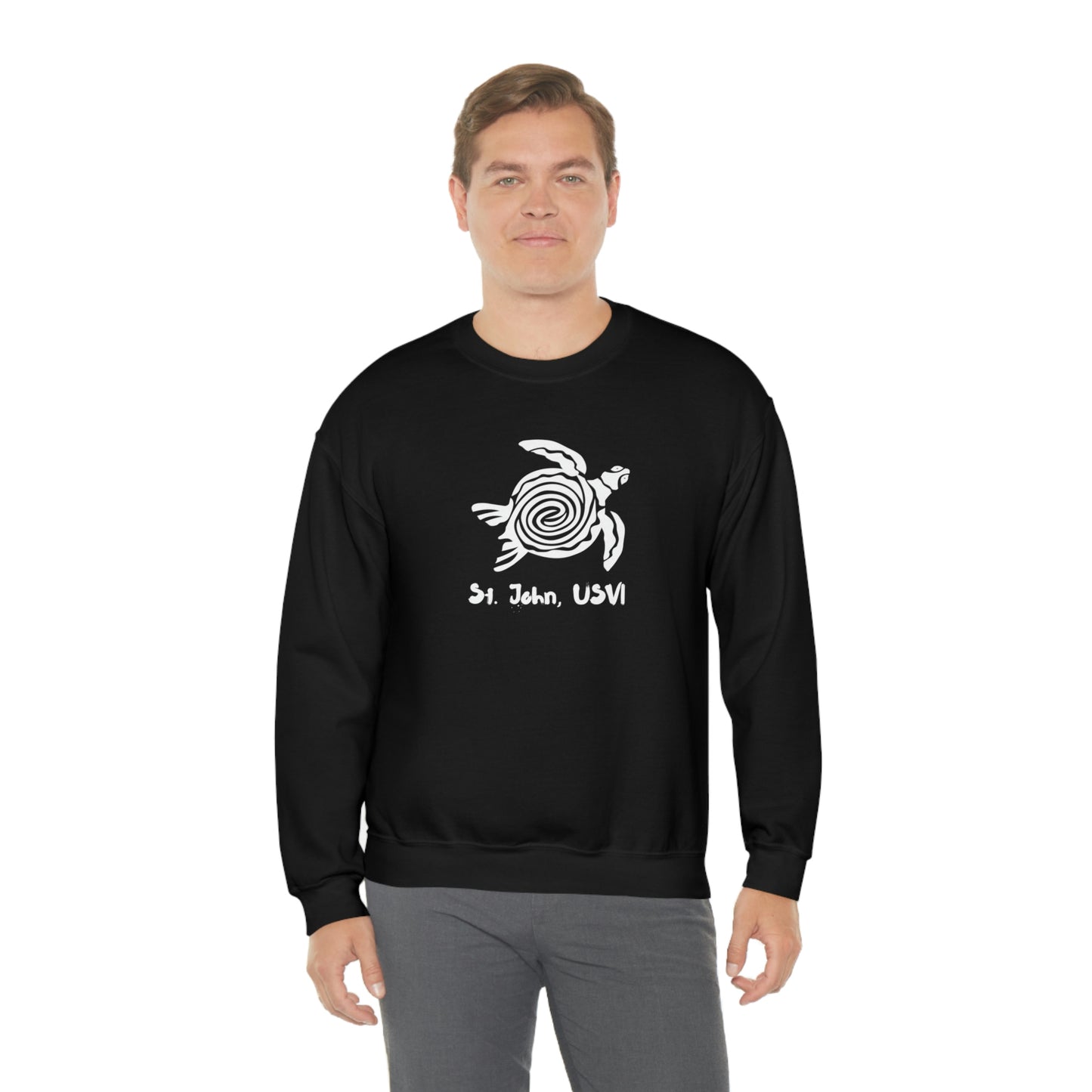 Swirl Turtle Crewneck Sweatshirt