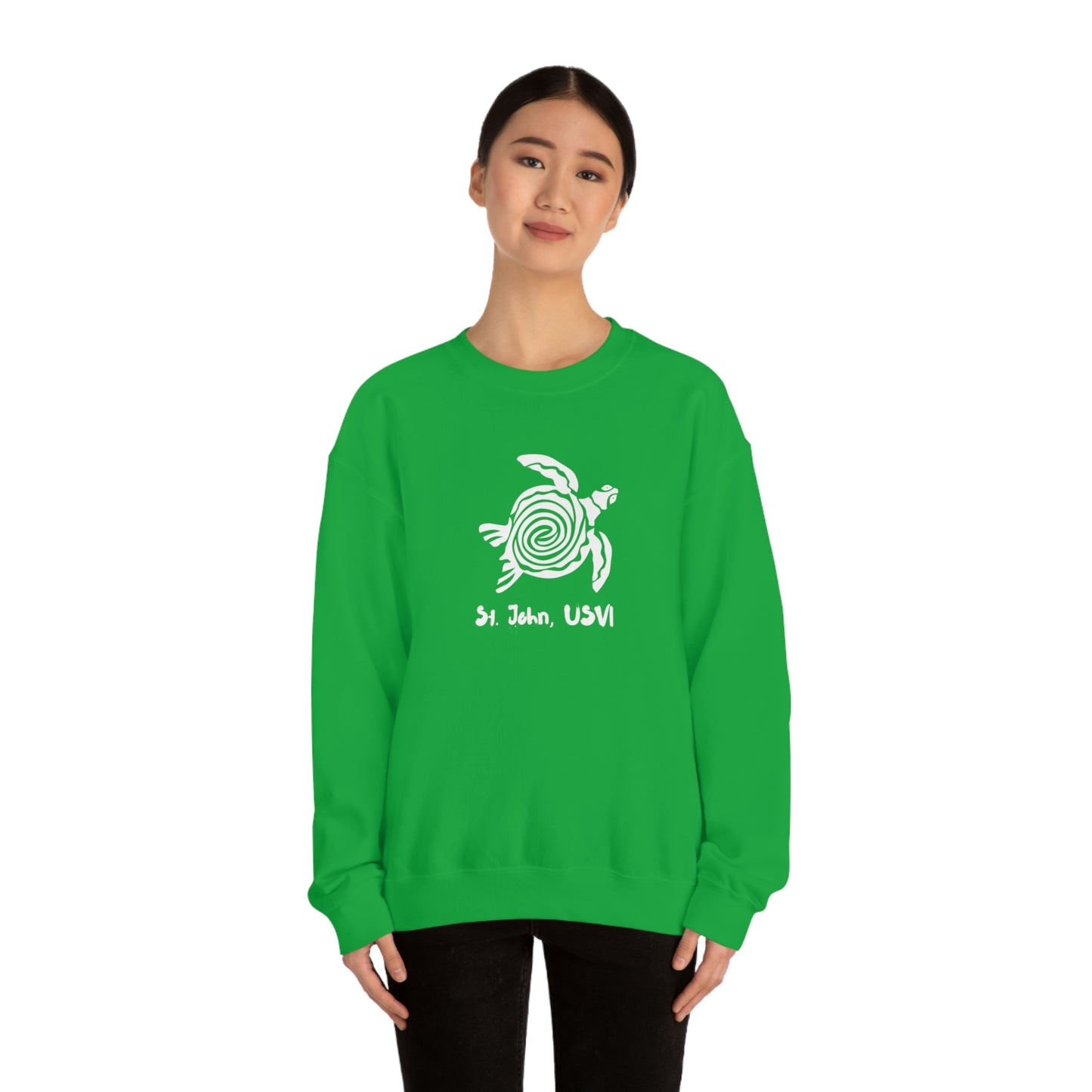 Swirl Turtle Crewneck Sweatshirt
