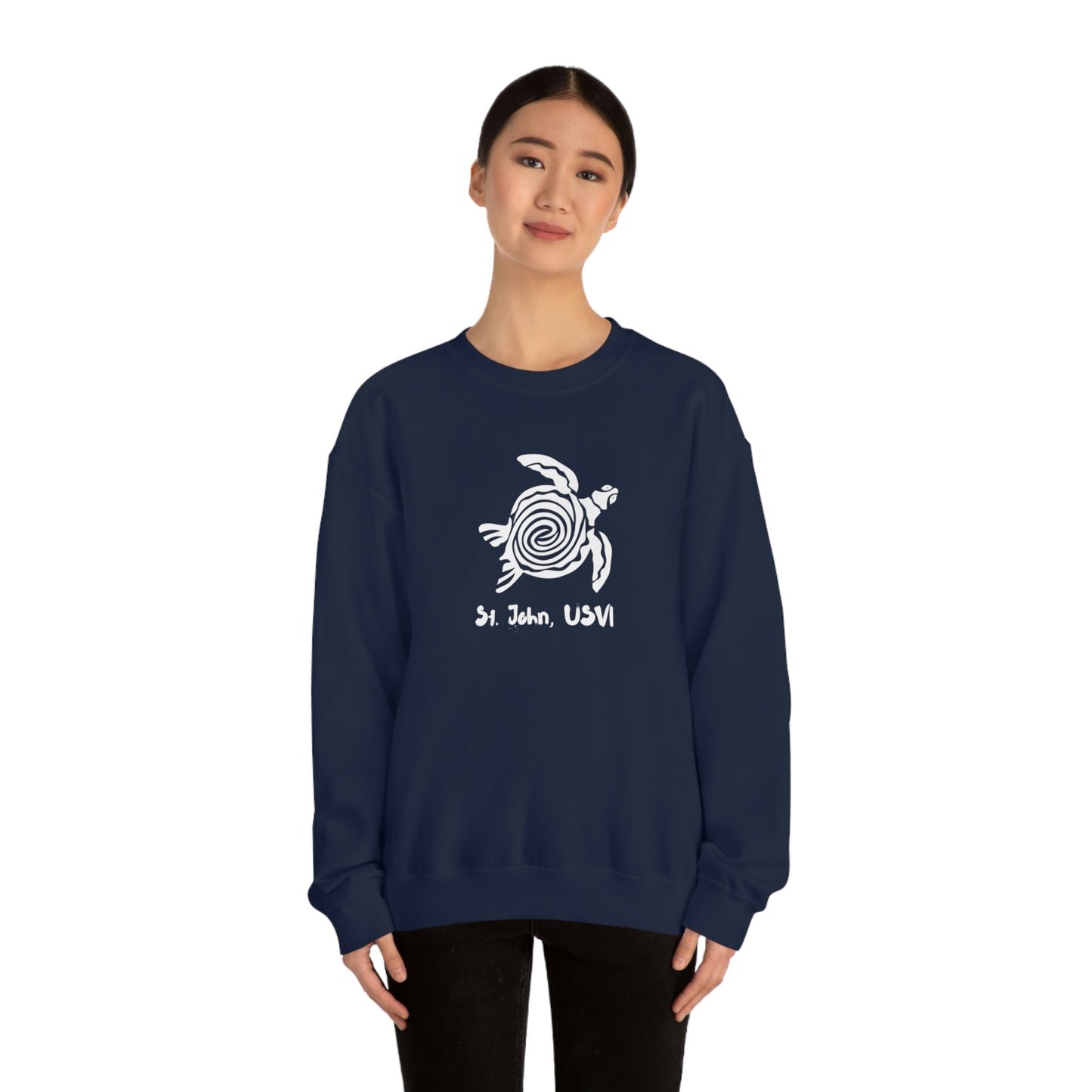 Swirl Turtle Crewneck Sweatshirt