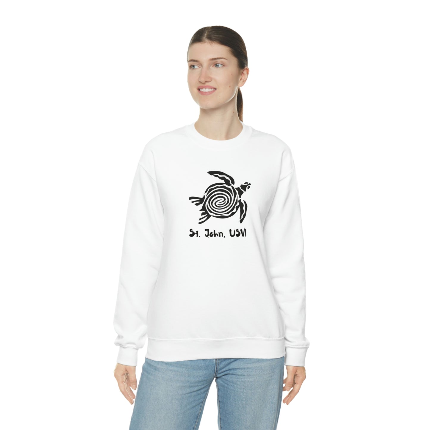 Swirl Turtle Crewneck Sweatshirt