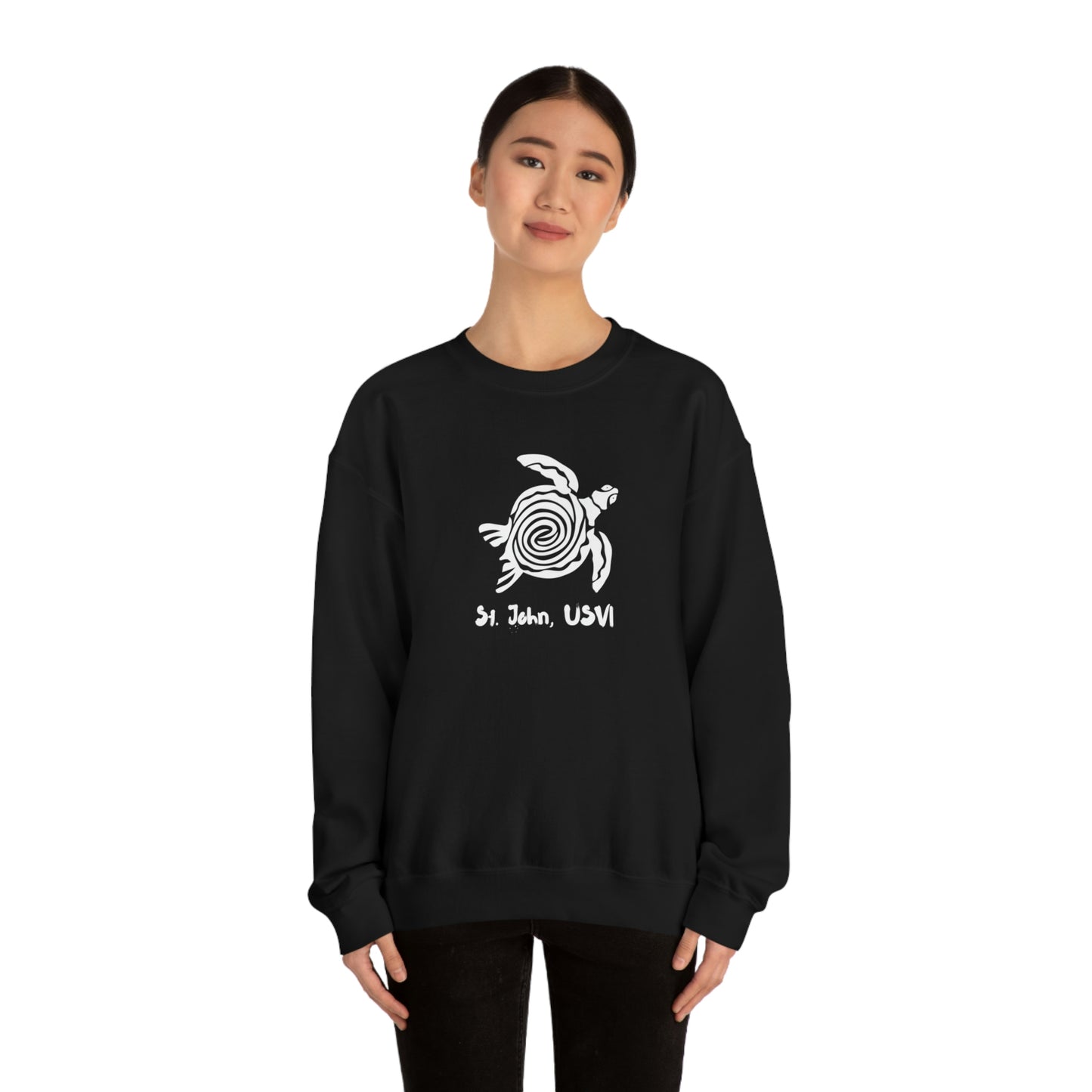 Swirl Turtle Crewneck Sweatshirt