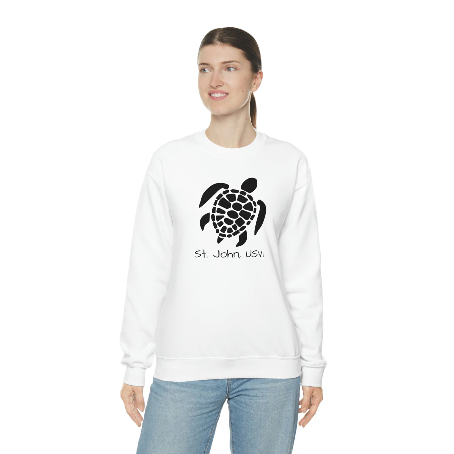 Pattern Turtle Crewneck Sweatshirt