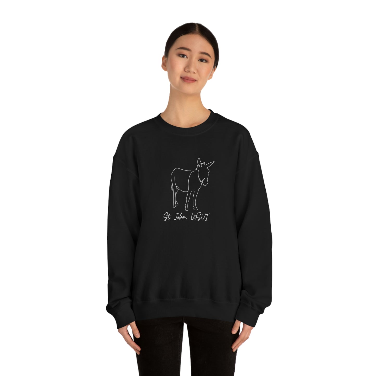 St. John Donkey Crewneck Sweatshirt