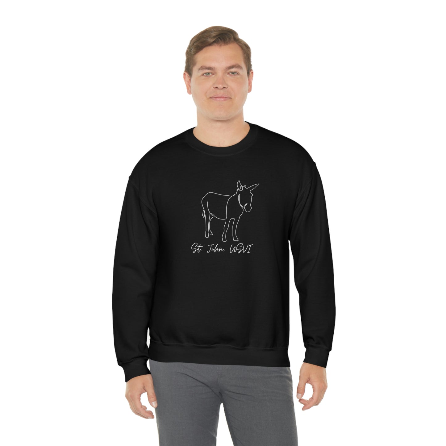 St. John Donkey Crewneck Sweatshirt