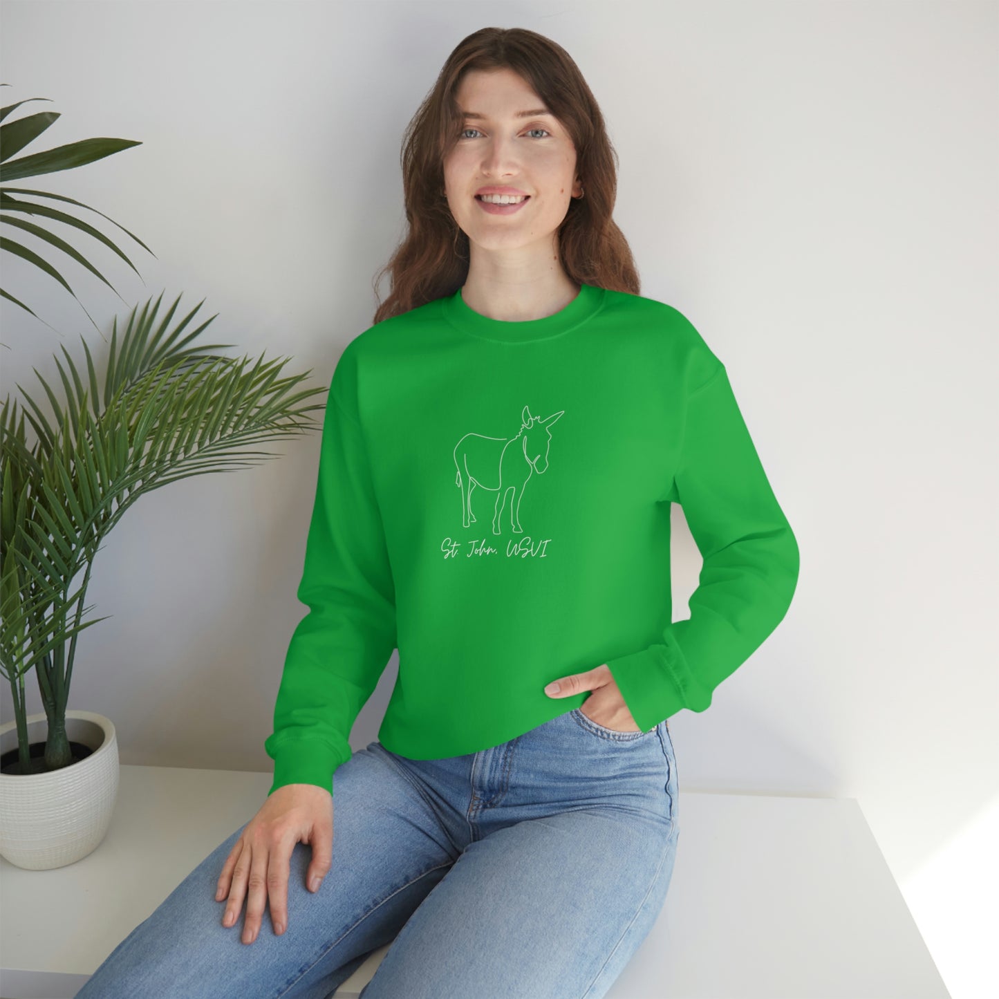 St. John Donkey Crewneck Sweatshirt