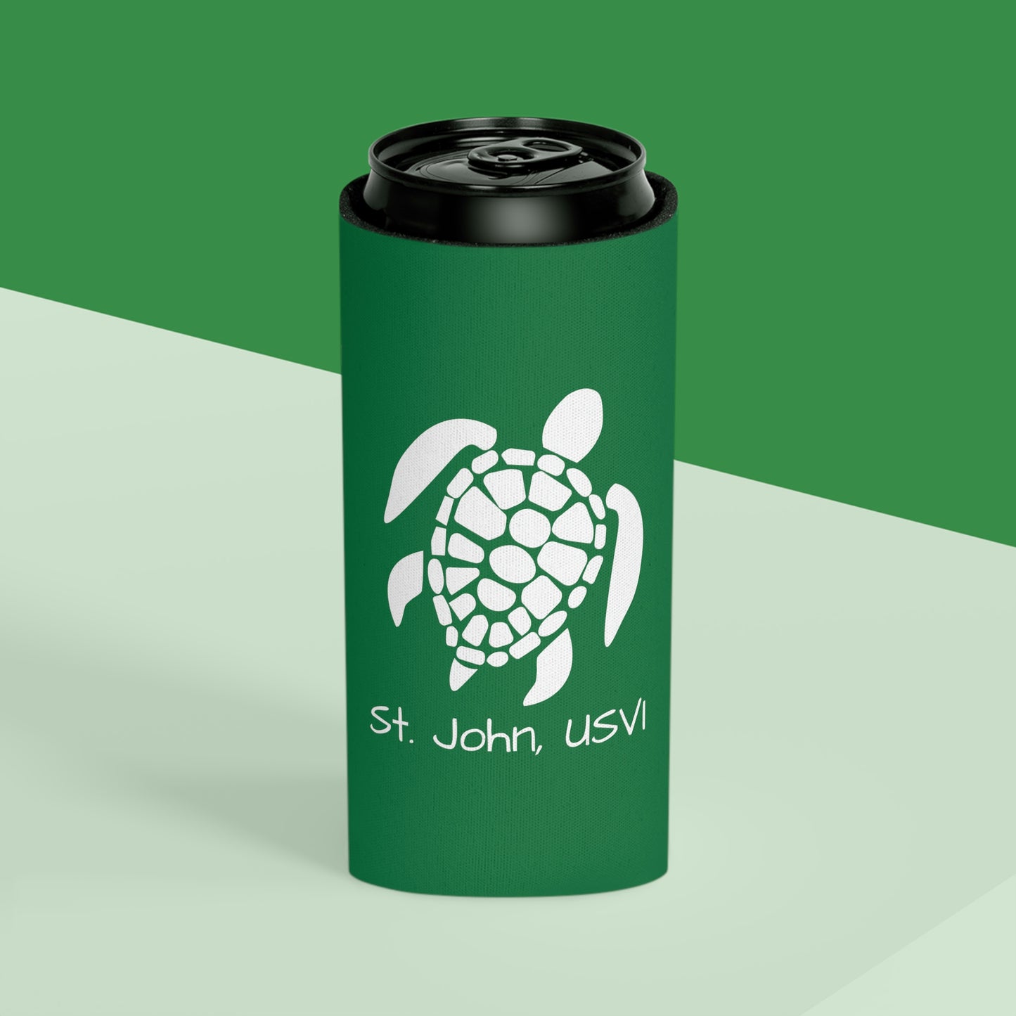 Pattern Turtle Can Cooler