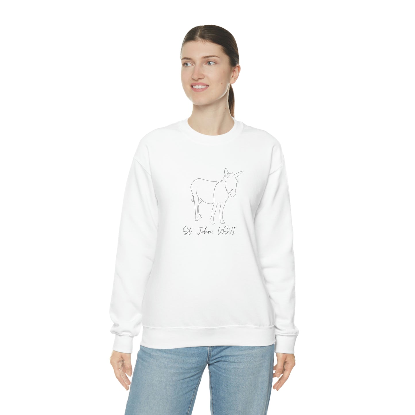 St. John Donkey Crewneck Sweatshirt