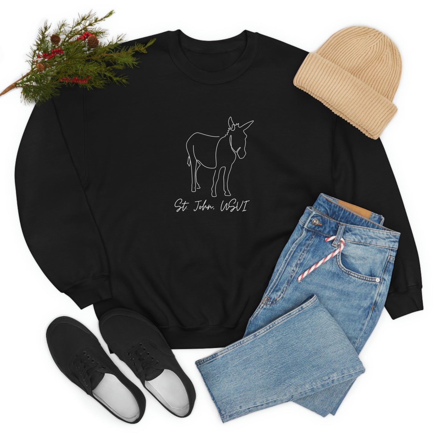 St. John Donkey Crewneck Sweatshirt