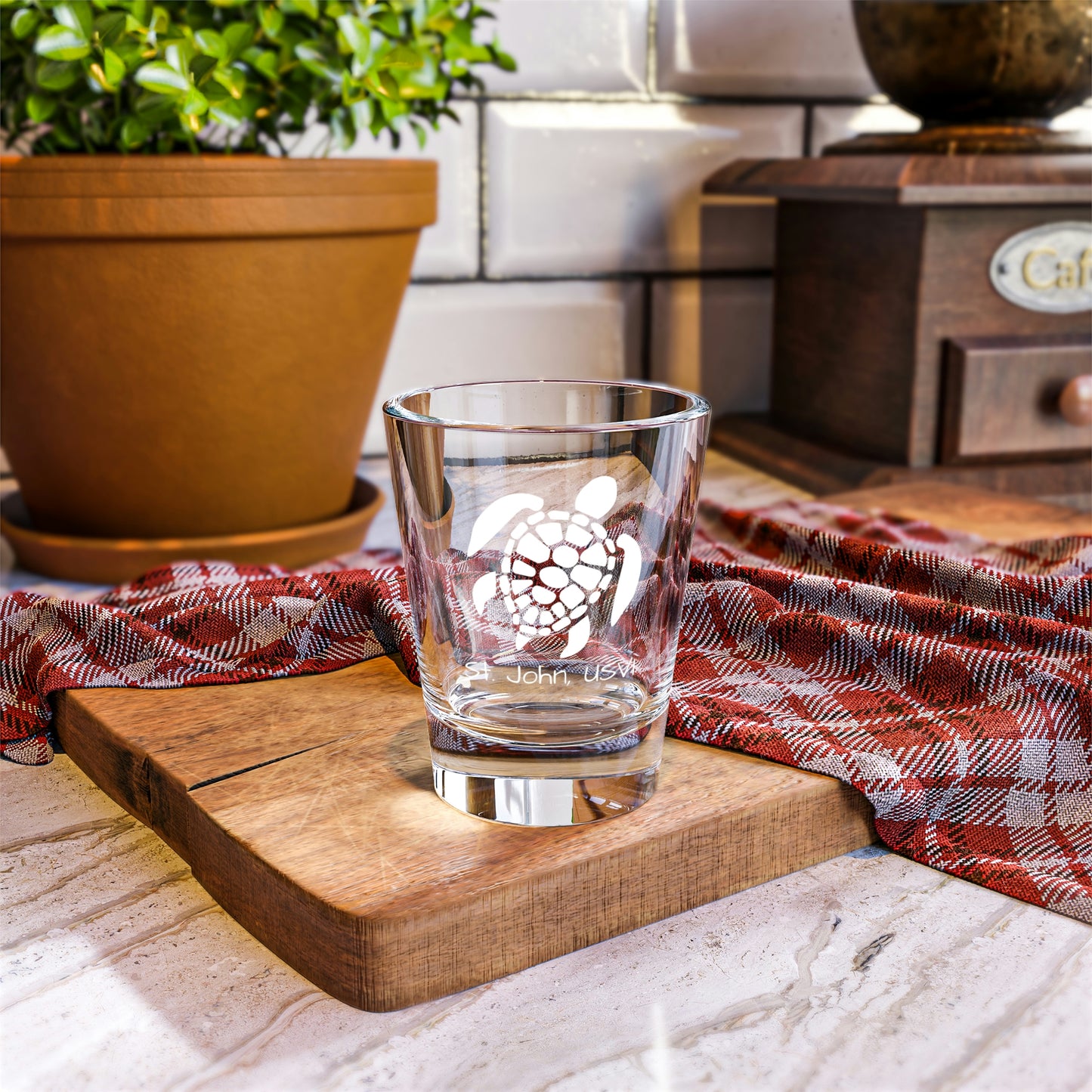 Pattern Turtle Shot Glass