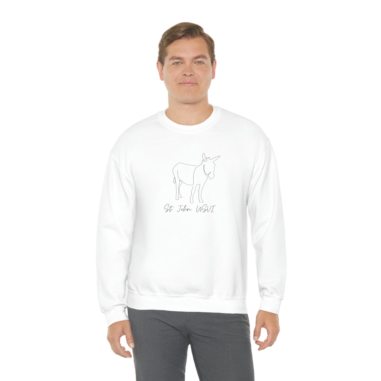 St. John Donkey Crewneck Sweatshirt