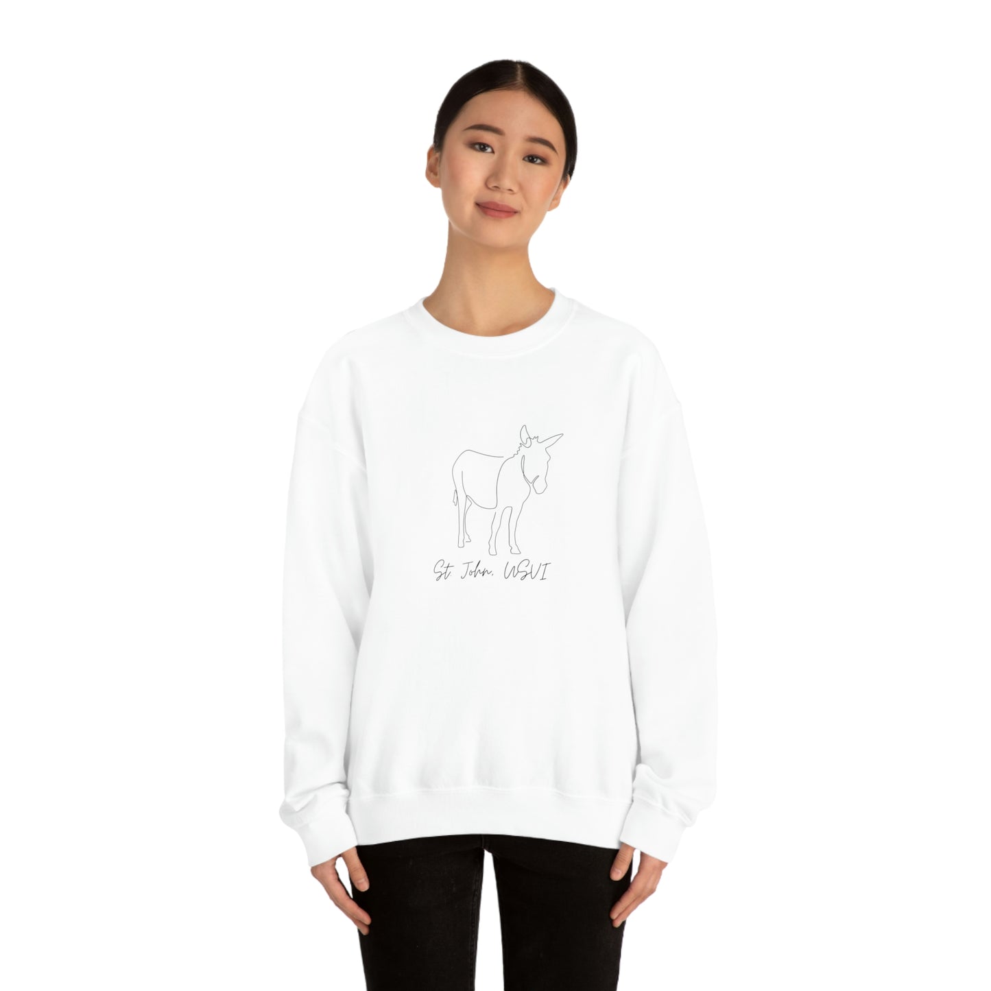 St. John Donkey Crewneck Sweatshirt