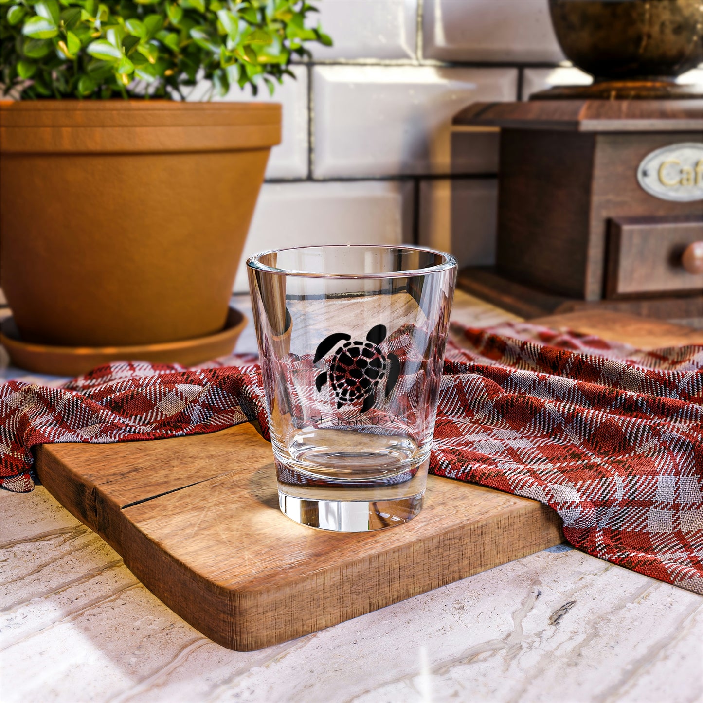 Pattern Turtle Shot Glass