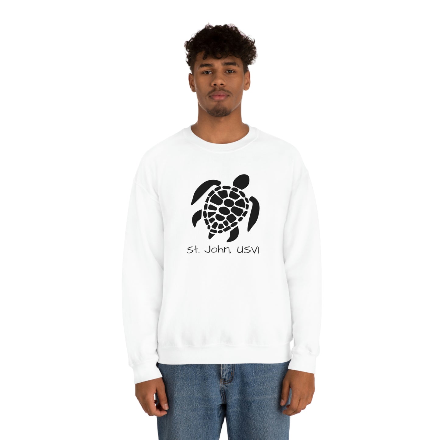 Pattern Turtle Crewneck Sweatshirt